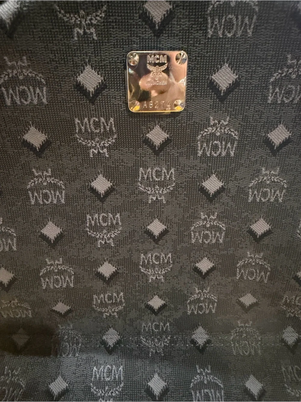 MCM iconic jacquard